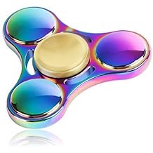 TANAINA Tri Fidget Hand Spinner Toy, Nuevo Tri Fidget mano Spinner mixta cerámica teniendo escritorio juguete EDC