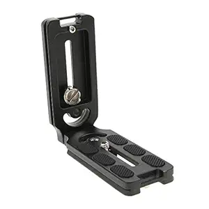 Shayaan Universal Vertical L Shaped Quick Release Plate Bracket Mount for SLR Camera