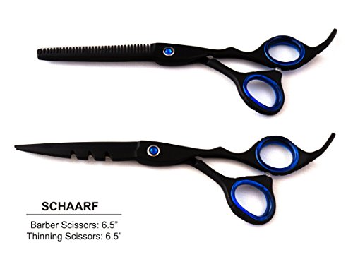 Ausverkauf – 2pcs Salon professionelle Friseur Haare schneiden dünner Schere Schere Friseur Set - 4