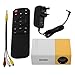Produktbild YG300 Professionelle Mini Projektor Full HD1080P Heimkino LED Projektor LCD Video Media Player Projektor Gelb & Weiß