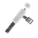TUTUO Lector de Tarjetas SD/Micro SD (TF) USB Tipo C a USB A 3.0 Adaptador...