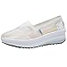 Produktbild EUCoo Sommer Damenschuhe Mode Wild Mesh Atmungsaktiv LäSsig Sportschuhe Frauen Hohl Keile Turnschuhe(Beige, 40)