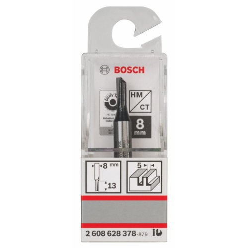 Bosch Zubehör 2 608 628 378 Nutfräser 8 mm, D1 5 mm, L 12,7 mm, G 51 mm - 2