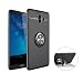 Produktbild Hülle Huawei mate 10 lite,Silikonhülle Huawei mate 10 lite,SaKuLa Neu Original Huawei mate 10 lite Handyhüllen mit Metall 360 Rotation Verstellbarer Ring Grip Halter Ständer Personalized Design Kompatibel mit Magnetischer Autohalterung,Ultradünnen Slim Fit Stoßdämpfung Silikon Stoßfänger Tasche Handytasche Etui Bumper Soft Flexible TPU Smartphone Schutzhülle Case Cover Handycover für Huawei mate 10 lite-Schwarz