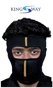 Kingsway Balaclava/Full Face Mask for Boys & Girls (Size : XXL, Color : Black, Cotton Fabric)