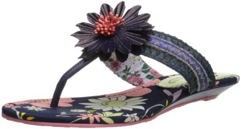 Poetic Licence Women's Oh Momma Flip Flop,Dark Blue,6.5 M US