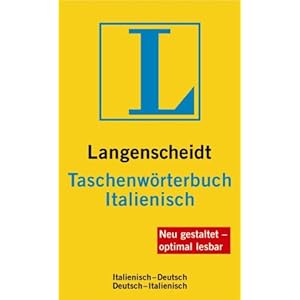 Langenscheidt Taschenwörterbuch Italienisch: Ital