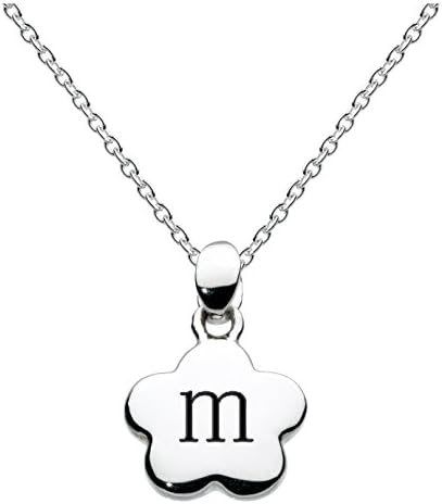 Kit Heath Kids Sterling Silver Alphabet Flower Necklace of 35.5cm 9967M