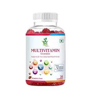 Mint Veda Multivitamin Veg 30 Gummies (for Kids and Adults) Pack of 1