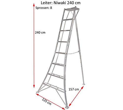 Gartenleiter Niwaki 240 cm - 4