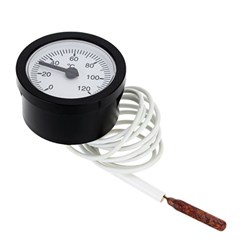 Thermometer Kapillar-Temperaturanzeige 0-120c Wasser & Öl 1,5 Meter Sensor - 8