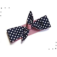 Rockabilly Haarband Polka dots Vichy