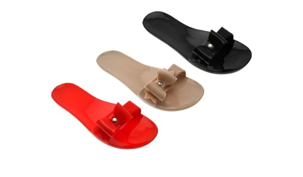 jelly footbed sandals