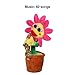 Produktbild Mouchao Gesang-Tanzen-Blumen-Puppe-Sonnenblume-Plüsch spielt mit Saxophon für Kindergeschenk