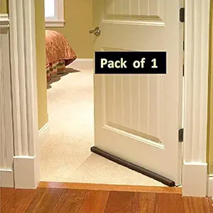 Door Bottom Sealing Strip Guard for Home Under Door Draft Fabric Cover Gap Sealer - Stops Light/Dust/Cool-Hot Air Escape Sound-Proof Reduce Noise (Size-36 inch)