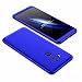 Produktbild Huawei Mate 10 Pro Hülle 360°Schutzhülle PC Shell Anti-Schock Shockproof Ganzkörper Schützend Anti-Kratz Stoßfänger 360 Grad Full-Cover Case matte Schutzkasten 3 in 1(Blau)