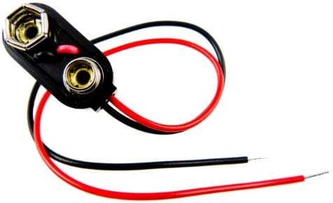 9V Volt Battery Terminal - Rigid Plastic