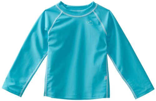 i play Long Sleeve Rashvest for Unisex (12-18 Months, Infant, Aqua)