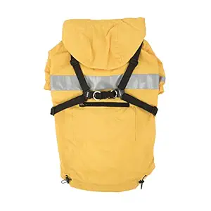 Puppia PLRA-JM9320-YE-M Yellow Wilderness Pet-Coats, Medium