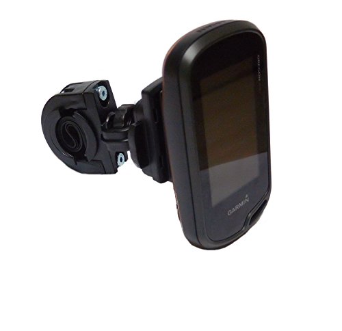 KRS S1-HF3X - Soporte para Bicicleta o Moto Compatible con Garmin eTrex, DakotaTM, Oregon Serie 550 600 650 450 360, Approach, Astro, GPSMAP (con Sistema de sujeción HR Quickfix)