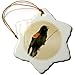 Produktbild 3dRose Orn 92612 Kofferraummatte 1 New Mexico Bosque del Apache, red-wing blackbird-us32 csl0065-charles sleicher-snowflake Ornament, 3 Zoll, Porzellan