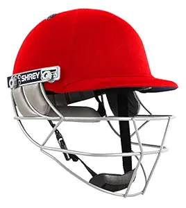 Shrey Match 2.0 Steel Cricket Helmet with 4 Round Velcro Sets
