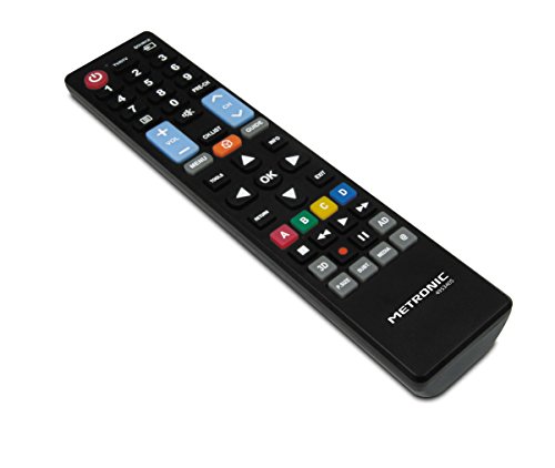Metronic 495340 Telecomando sostitutivo universale per TV marca Samsung, Nero