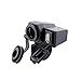 Produktbild HIANG256 Motorrad Wasserdichtes Ladegerät, 12 V USB Power Motorrad Lenker Wasserdichte Steckdose Ladegerät Ladegerät Smartphone Tablet Kamera GPS, Schwarz