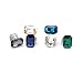 Bold N Elegant Big Crystal Artificial Solitaire Stone Studded Magnus Ring Adjustable Ring RS.299.00