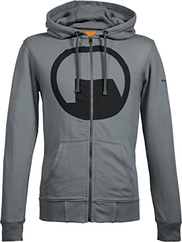 Musterbrand Half-Life Zip-Hoodie Herren Black Mesa Explorer Sweatshirt-Jacke Grau XS