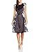 Produktbild Wolf & Whistle Damen Kleid Rose Edge Print Midi Length Prom Mehrfarbig (Multicoloured) 40