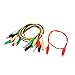 Produktbild sourcingmap 10 Stücke Alligator Croc Clip Test Probe Leads Color Jumper Kabel Kabelsatz