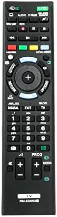 New Replacement Remote Control RM-ED053 Sub RM-ED052 RM-ED050 RM-ED060 fit for SONY LED LCD Plasma HDTV KDL55HX853 KDL55HX855 KDL55W950B KDL55W950B KDL55X830B KDL55X830B KDL60W840B KDL60W840B KDL60W850B KDL60W850B KDL65W950B KDL65W950B KDL65X830B KDL65X830B.
