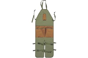 Wisboey Delantal de JardineríA, Delantal de Poda de JardíN con MúLtiples Bolsillos, Delantal de RecoleccióN Al Aire Libre, Delantal Antisuciedad En