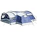 Produktbild Skandika Nimbus 12 Personen Familienzelt Steilwand 5.000 mm Wassersäule (Blau mit eingenähtem Boden)