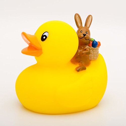 Preisvergleich Produktbild Badeente Oswald Osterhase - Quietscheente - Quietscheentchen