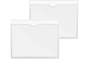DOETYD 2 Pack Square Permit Holders Car Parking Permit Holder, Work Pass Holder, 10.5 x 10.5cm
