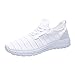 Produktbild Damen Herren Sneaker,Internet Unisex Sommer Turnschuhe Atmungsaktiv Mesh Freizeitschuhe Schnürschuhe Low-Top Sneaker Outdoor Fitnessschuhe Couple Sportschuhe Laufschuhe Sneaker (40 EU, Weiß)