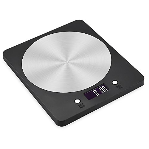 Amir Digitale Küchenwaage, Küchenwaage, Multifunktionelle Professionelle Präzise Digitale Küchenwaage, Haushaltswaage, Hohe Präzision auf bis zu 1g (5kg Maximalgewicht) Schwarz mit Edlen Design - 2