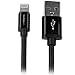 Produktbild StarTech.com 2m Apple 8 Pin Lightning Connector auf USB Kabel - Schwarz - USB Kabel für iPhone / iPod / iPad - Ladekabel / Datenkabel