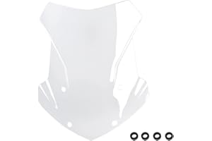 TAZGANTAX Pare-brise avant de moto pour R1200GS R1200GS-ADV 2013 2014 2015 2016 2017 2018 R1250GS R1250GSADV 2018-2023 Adventure, déflecteur de vent, protection de carénage (transparent)