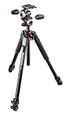 Cavalletto Fotografico: quale comprare 4 Manfrotto MK055XPRO3-3W Treppiede con Testa 3 Vie, 3 Sezioni in Alluminio, Nero
