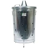 Werkapro Incinérateur de Jardin 100l, Gris