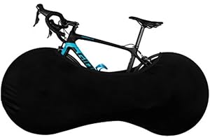 LKJYBG Bike Wheel Cover, Dustproof Bicycle Wheel Cover for Indoor Outdoor Storage, Washable Bike Storage Bag, Stretchy Dust Cover for All Bicycles black