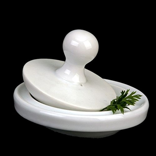 Holst Porzellan KPM 010 FA1 Gewürz- & Kräutermörser 10 cm, weiß, 10 x 10 x 6.5 cm - 2