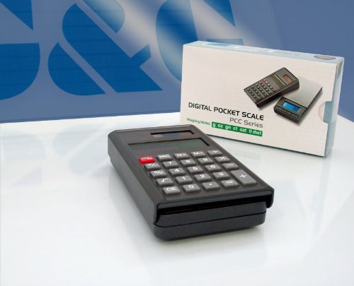 G&G PC 200g/0,01g Taschenwaage & Taschenrechner (2 in 1) Feinwaage Digitalwaage Goldwaage Münzwaage Scale (200g x 0.01g) - 2