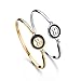 Produktbild 2 Stück Set Frauen Armband Edelstahl 8" Circle Female Armband Kreatives Geschenk