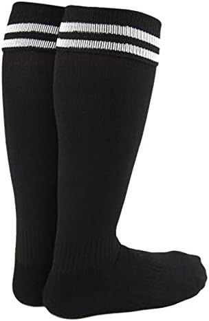 Lian LifeStyle Girl's 1 Pair Knee High Sports Socks for Baseball/Soccer/Lacrosse S Black