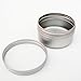 5x ALUMINIUM TINS JARS POT CONTAINER (50ml) For Nail Art MakeUp Cosmetics Travel Creams Lip Balms Tattoo