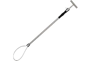 M.Z.A Pig Holder Hog Catcher Snare Stainless Steel Pig Holder Catcher Heavy Duty Long Pole Cable Catching Hog Pig Farm Equipment